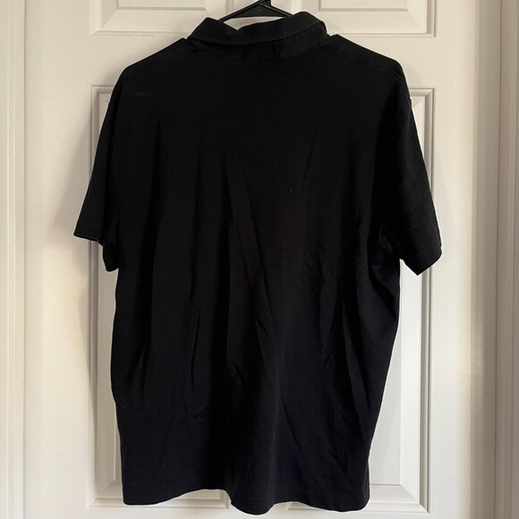 Black Classic Fit Men's Ralph Lauren Polo Shirt - Picture 2 of 3